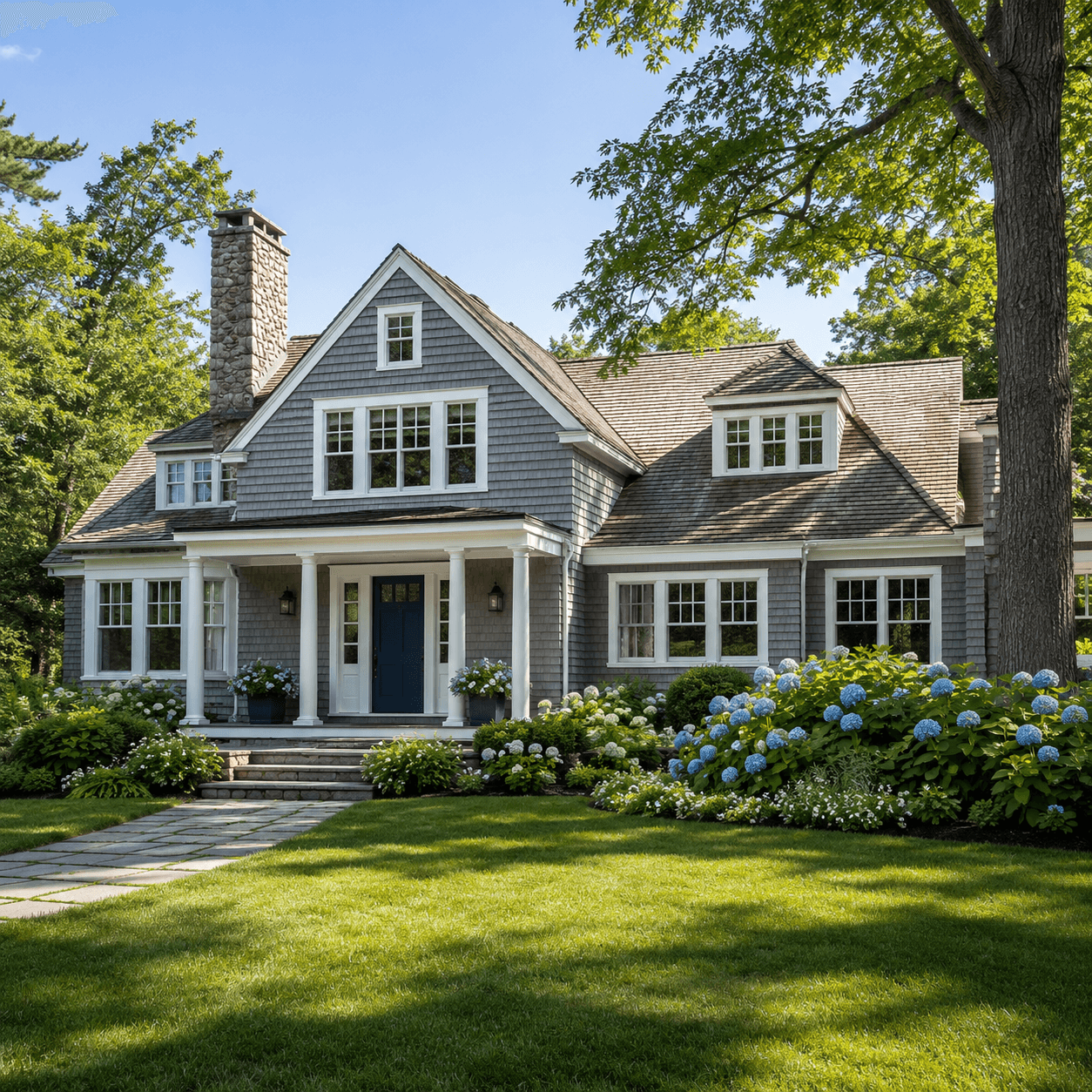 Modern Fairfield County home used for painting guidance by home type