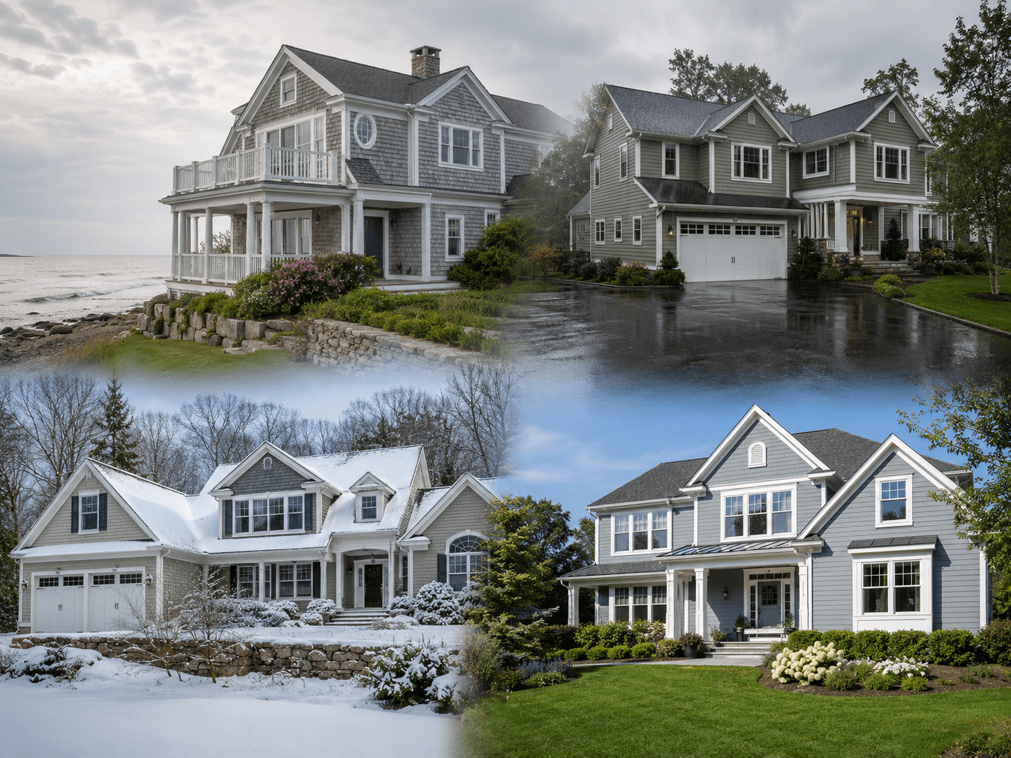 New London County home exterior