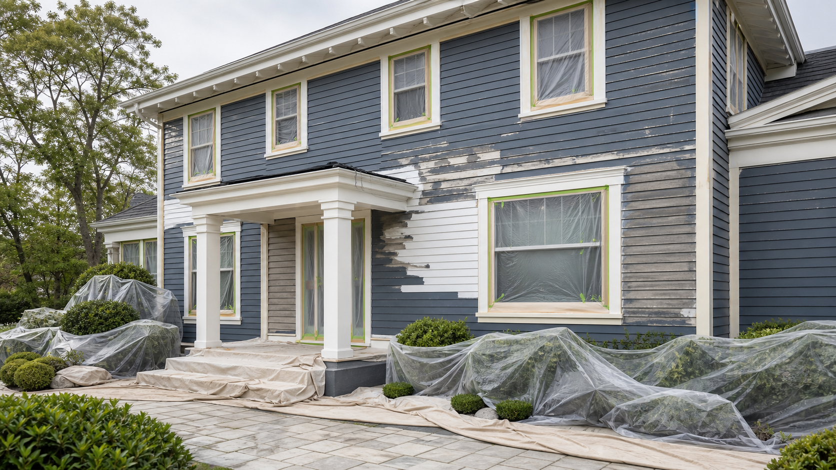 How surface preparation supports an exterior painting finish in Connecticut