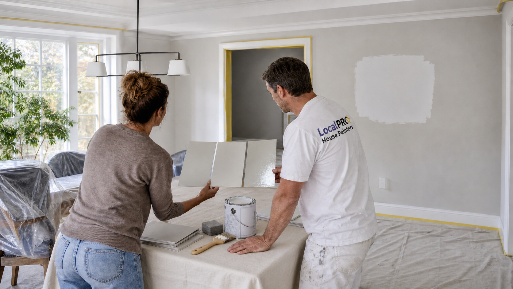 Interior painting wall repair, sheen and finish decisions in Connecticut